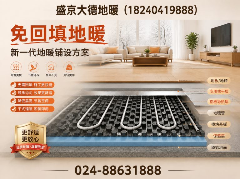 法库县盛京大德地暖展示图